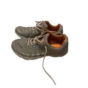 Merrell Womens Mix Master Move Glide Wild Dove Sneaker Shoes Gray Orange Size 9